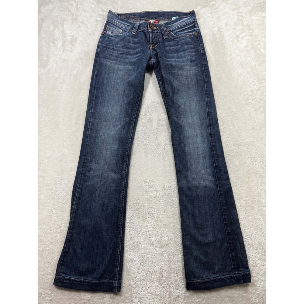 Lucky Brand Womens Low Rise Meggie Covington Bootcut Jeans 00/24 Meas: 26x31.5